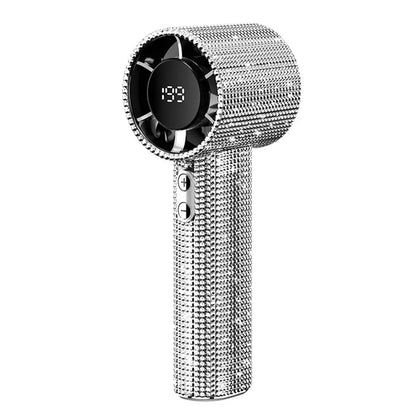 Mini Portable Fan Small and Powerful Cute Design LED Personal Fan Handheld Display